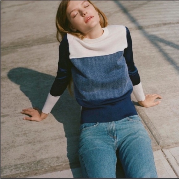Rag & Bone Marissa Colorblock Pullover Wool Blend Sweater. - Picture 3 of 9